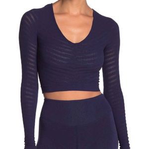 Free People Movement Gone Adrift Top Eclipse Blue